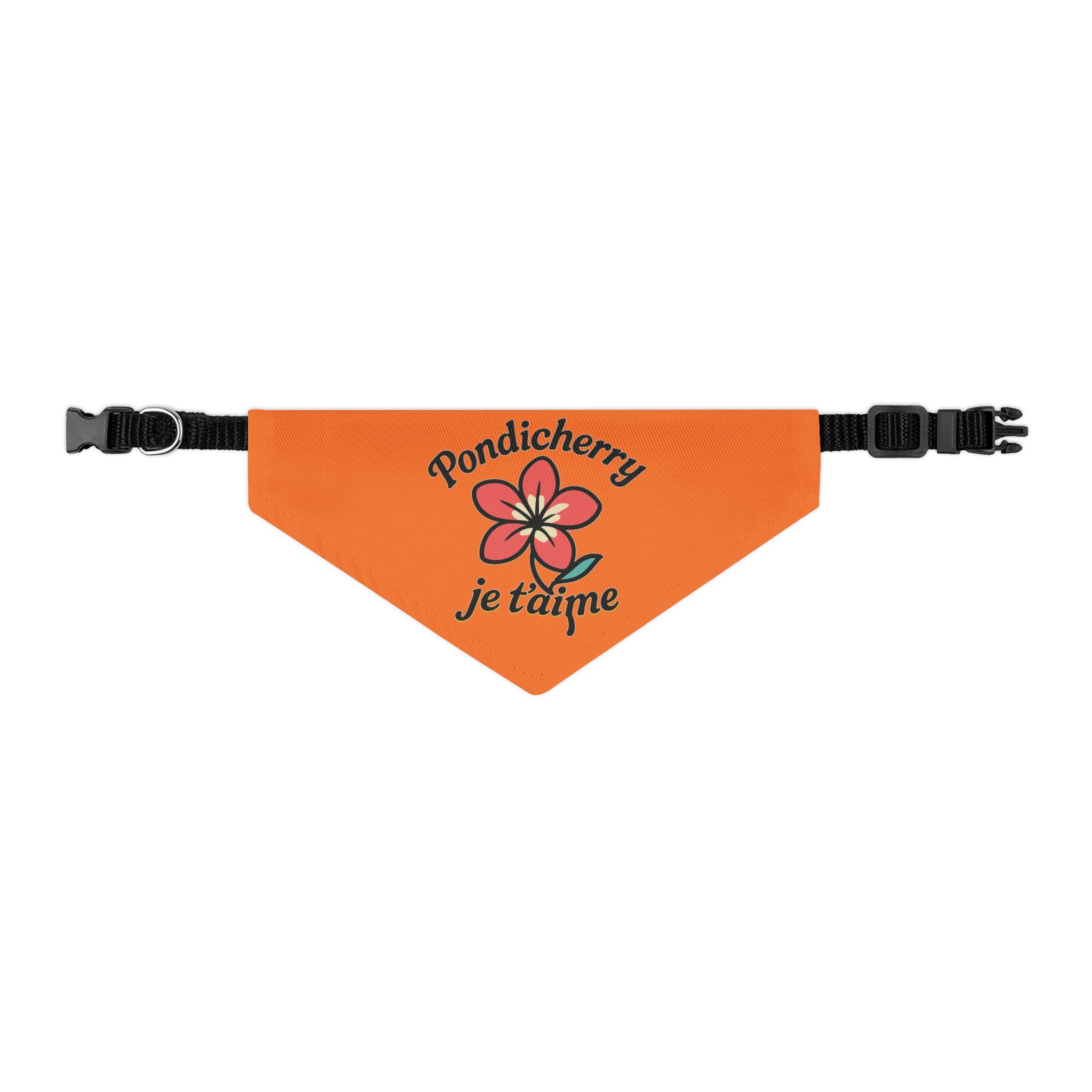 Pondicherry Je t’aime – Pet Collar-Bandana - Image 5