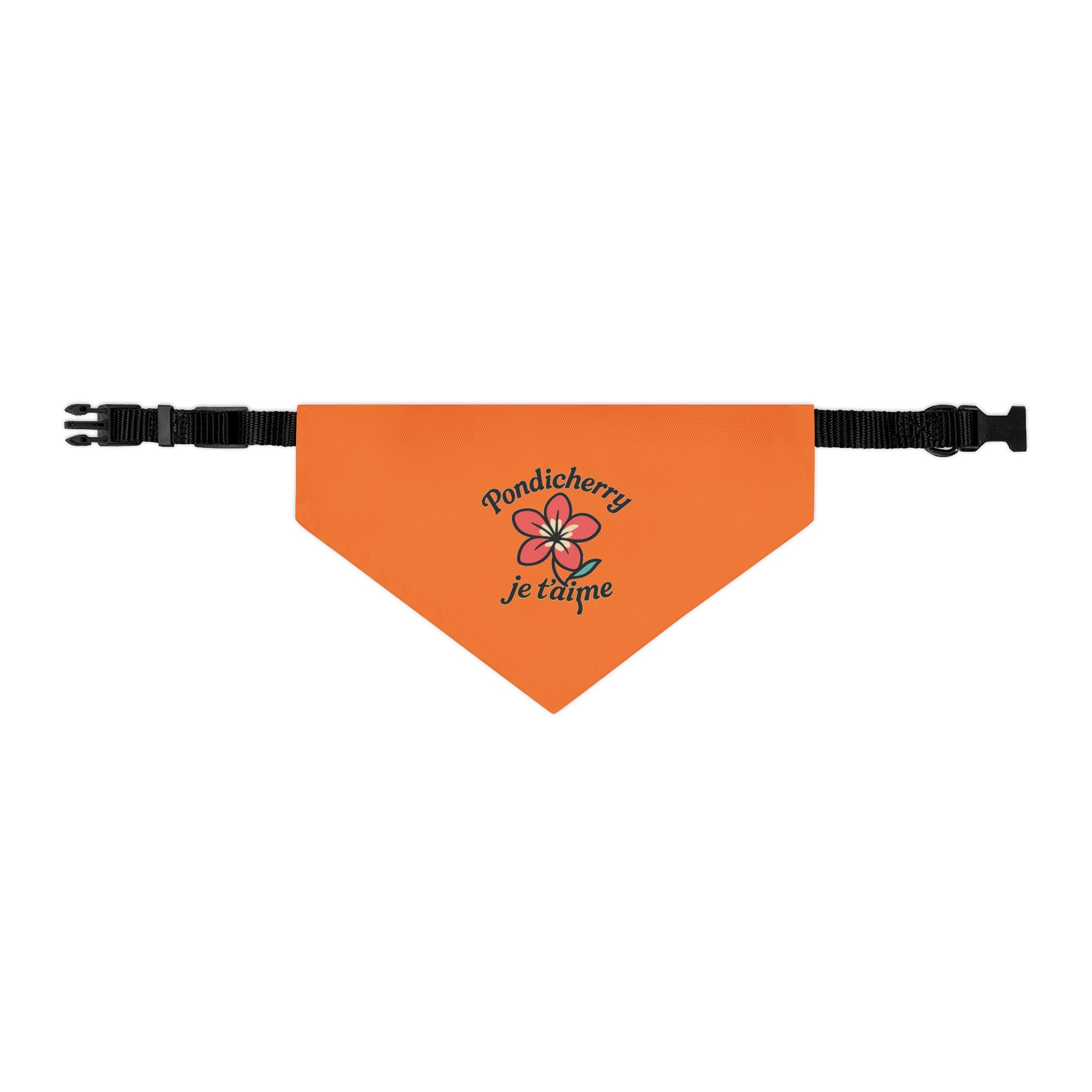 Pondicherry Je t’aime – Pet Collar-Bandana - Image 3