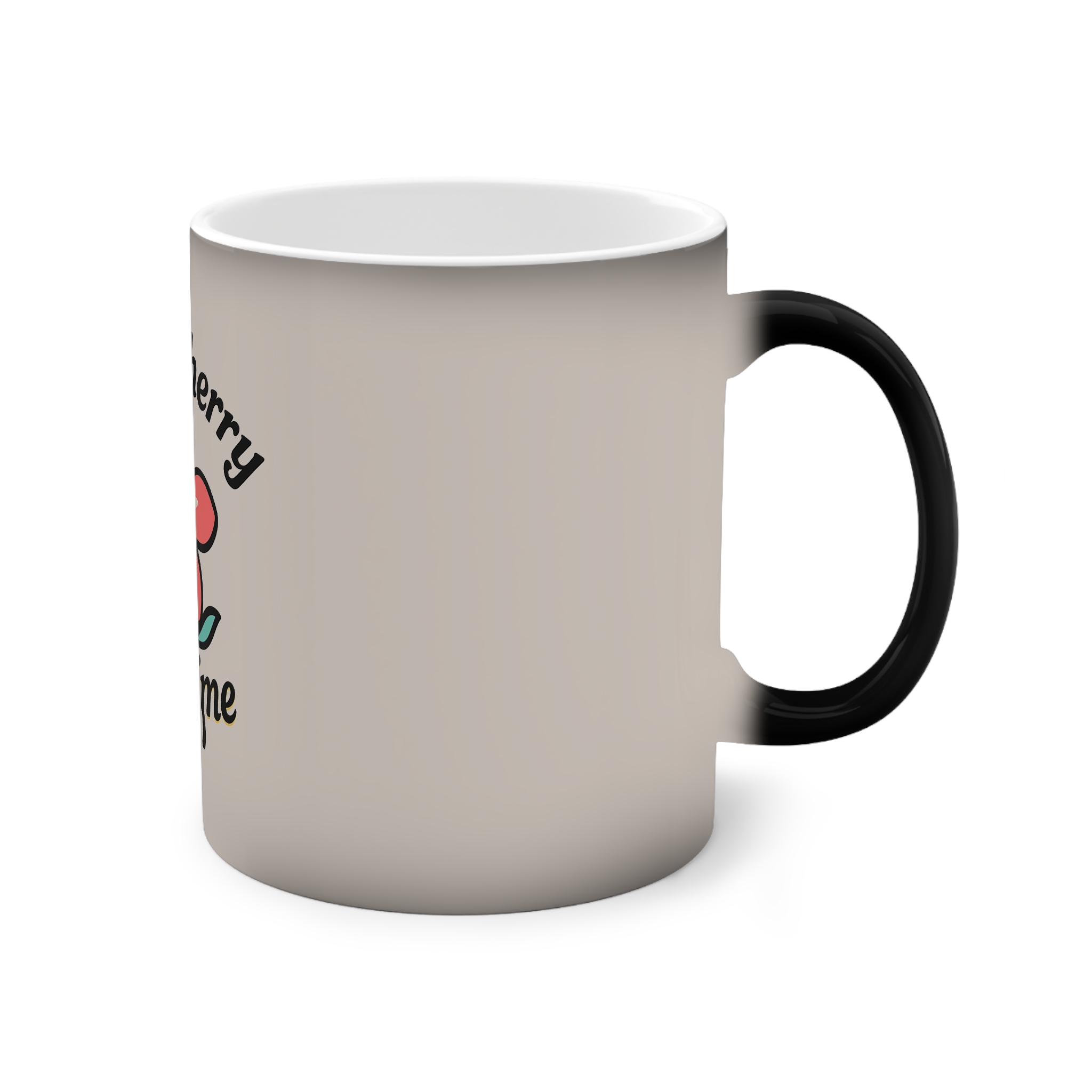 Pondicherry Je t'aime Mug, 11oz | Color-changing mug with heat-reactive design - Image 3