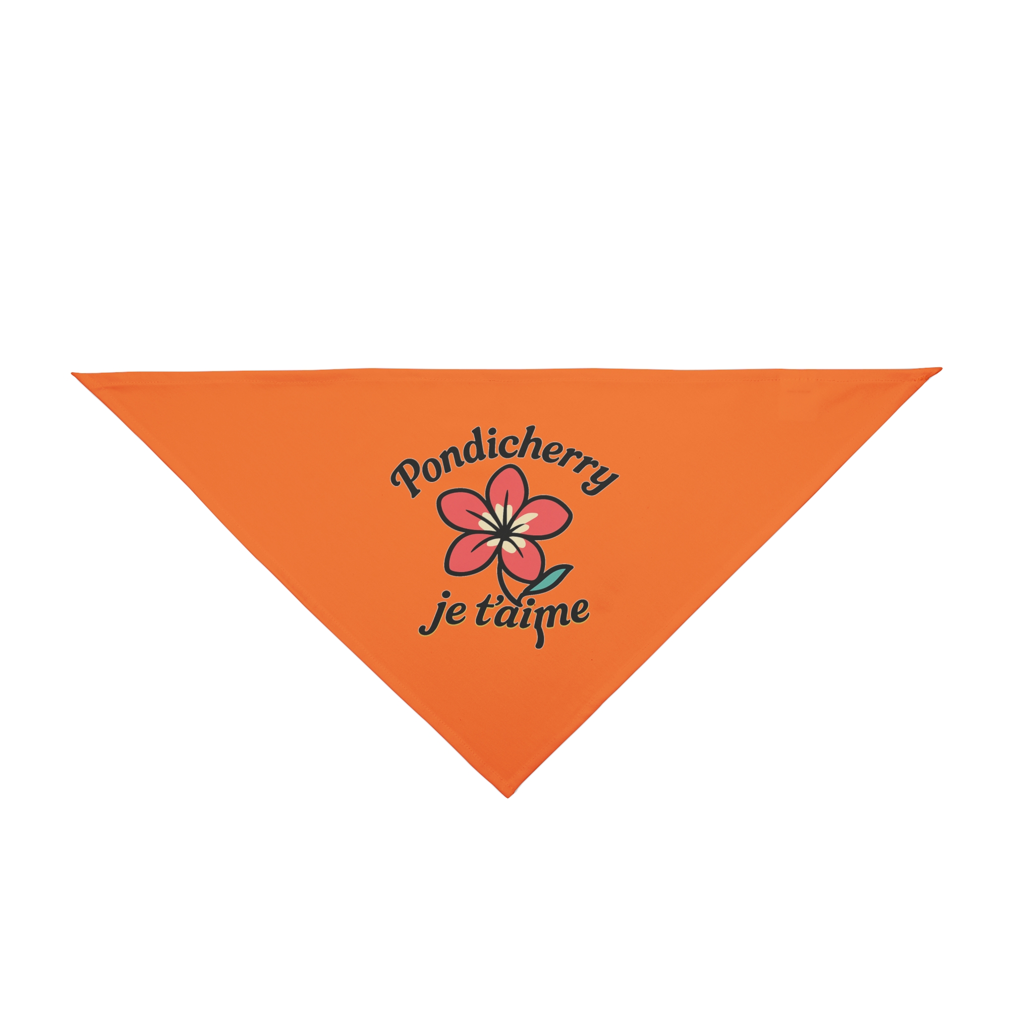 Pondicherry Je t’aime – Pet Bandana - Image 2