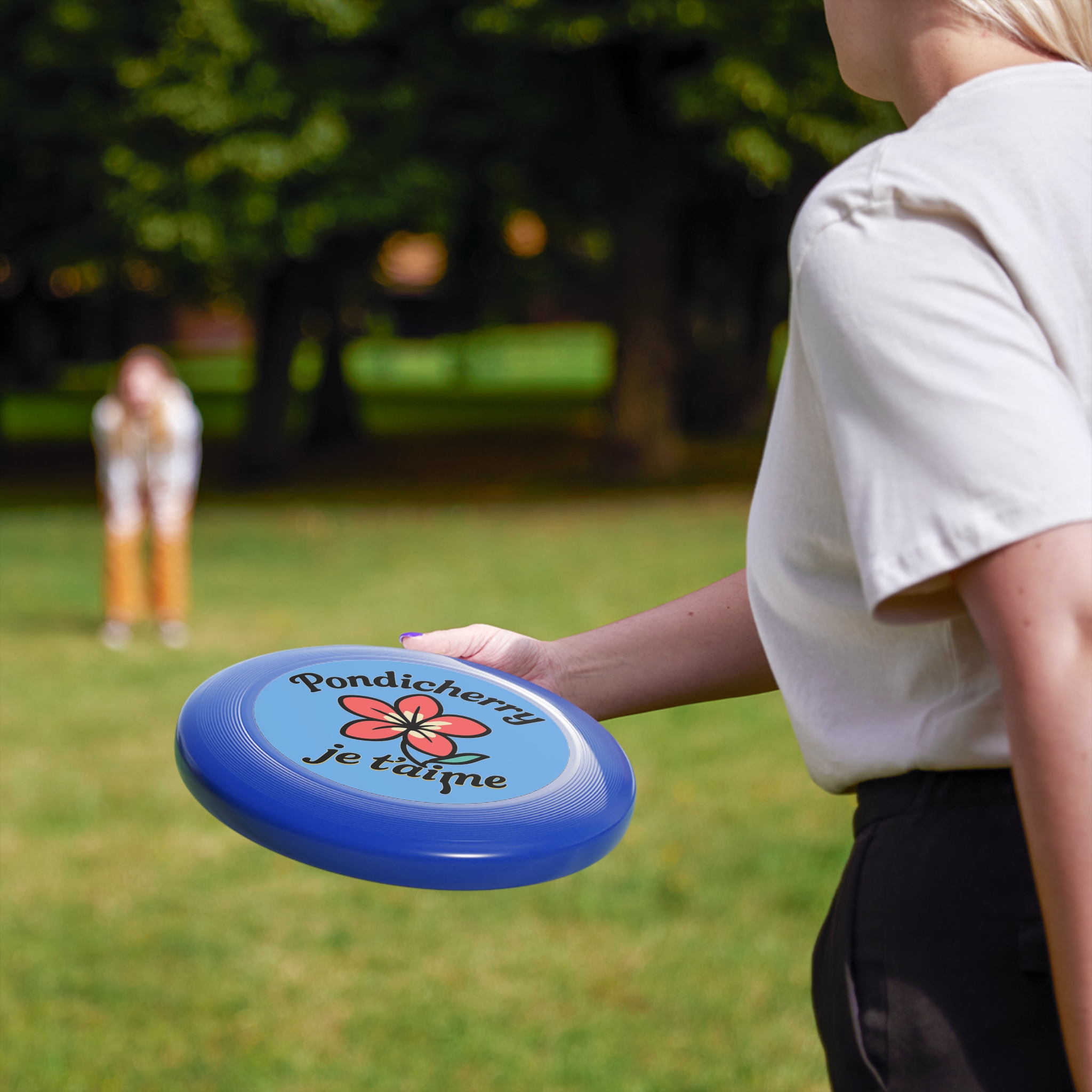 Pondicherry Beach Frisbee – Fun Outdoor Game, “Pondicherry Je t’aime” Edition, Perfect for Family, Friends & Picnic Days - Image 3