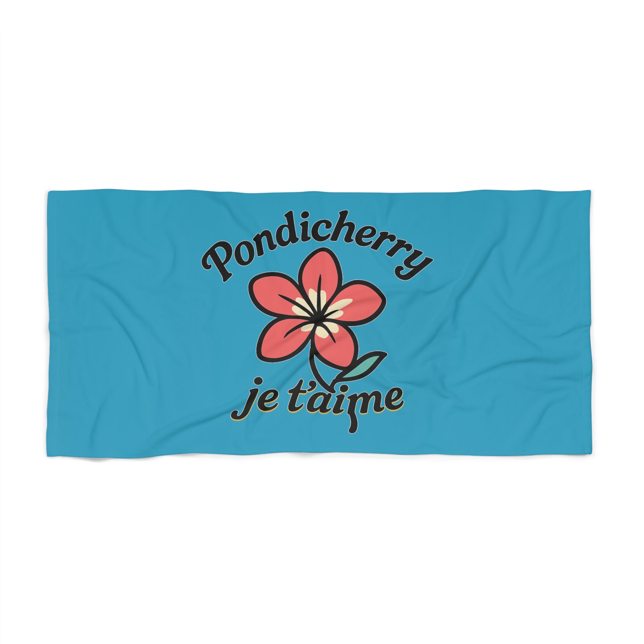 Pondicherry Je T’aime – Beach Towel