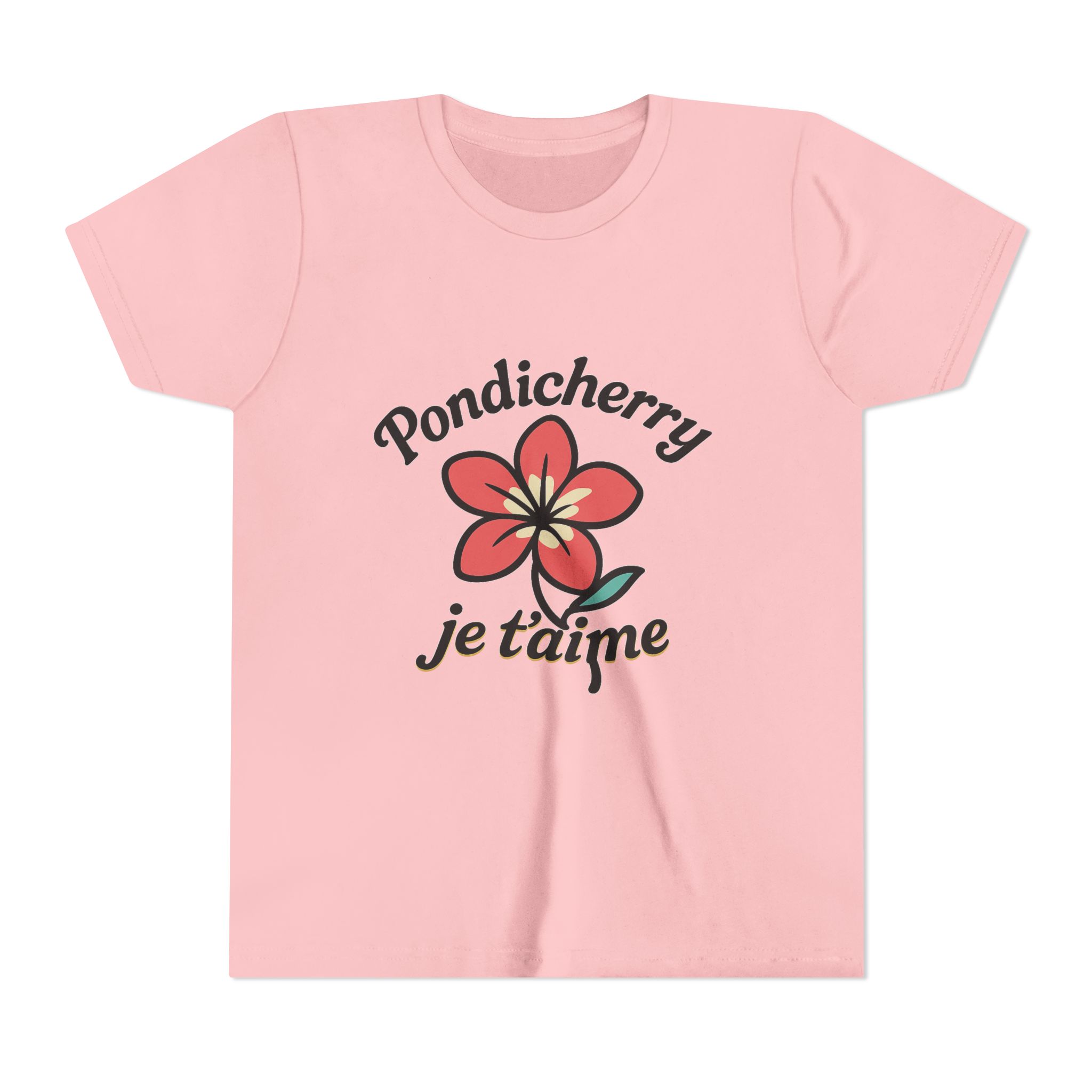 Pondicherry Je t’aime – Youth Short Sleeve Tee - Image 26