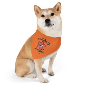 Pondicherry Je t’aime – Pet Collar-Bandana