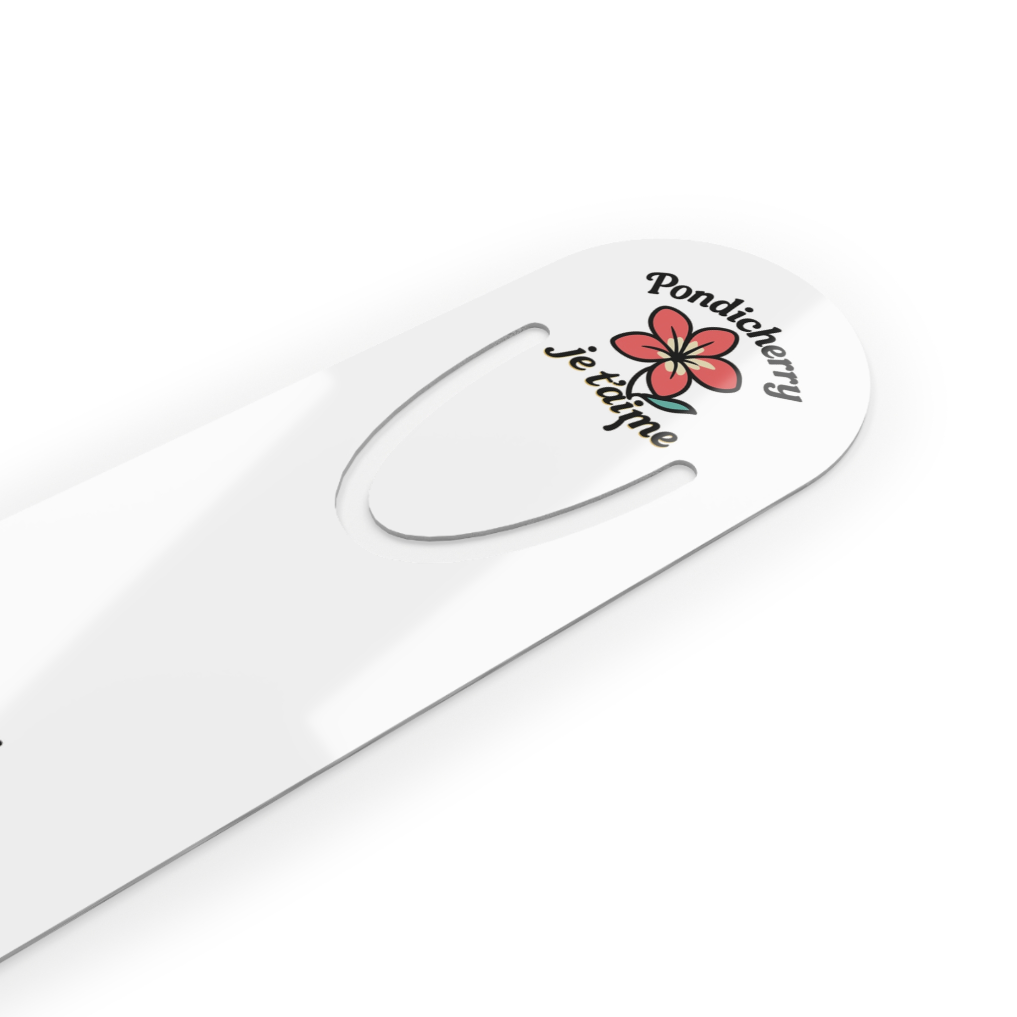 Pondicherry Je t’aime – Frangipani Bookmark - Image 3