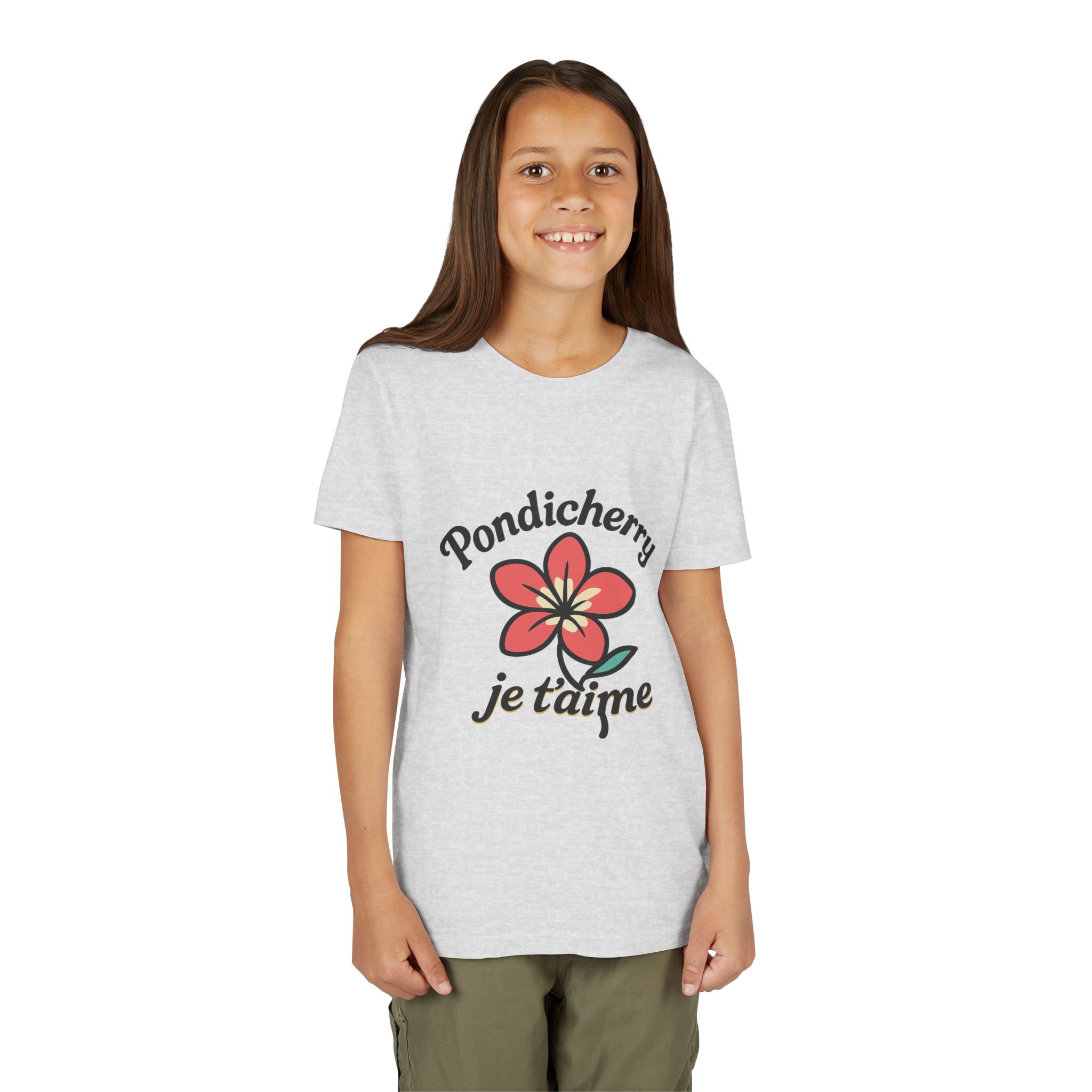 Pondicherry Je t’aime – Youth Short Sleeve Tee - Image 13