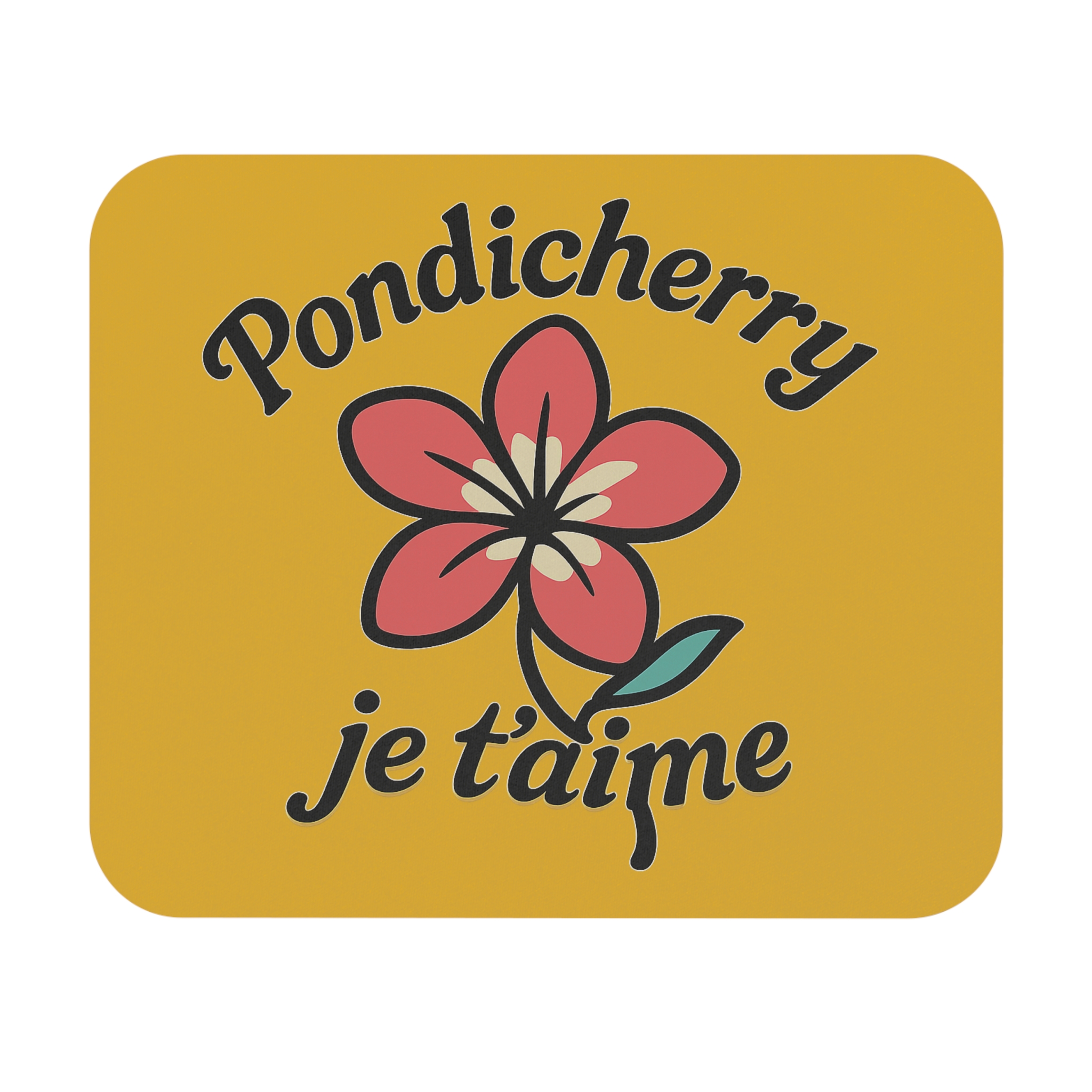 Pondicherry Je T’aime – Mouse Pad - Image 2