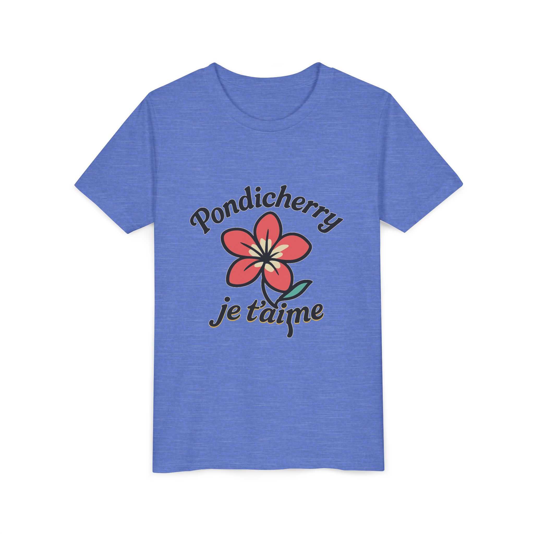 Pondicherry Je t’aime – Youth Short Sleeve Tee - Image 24