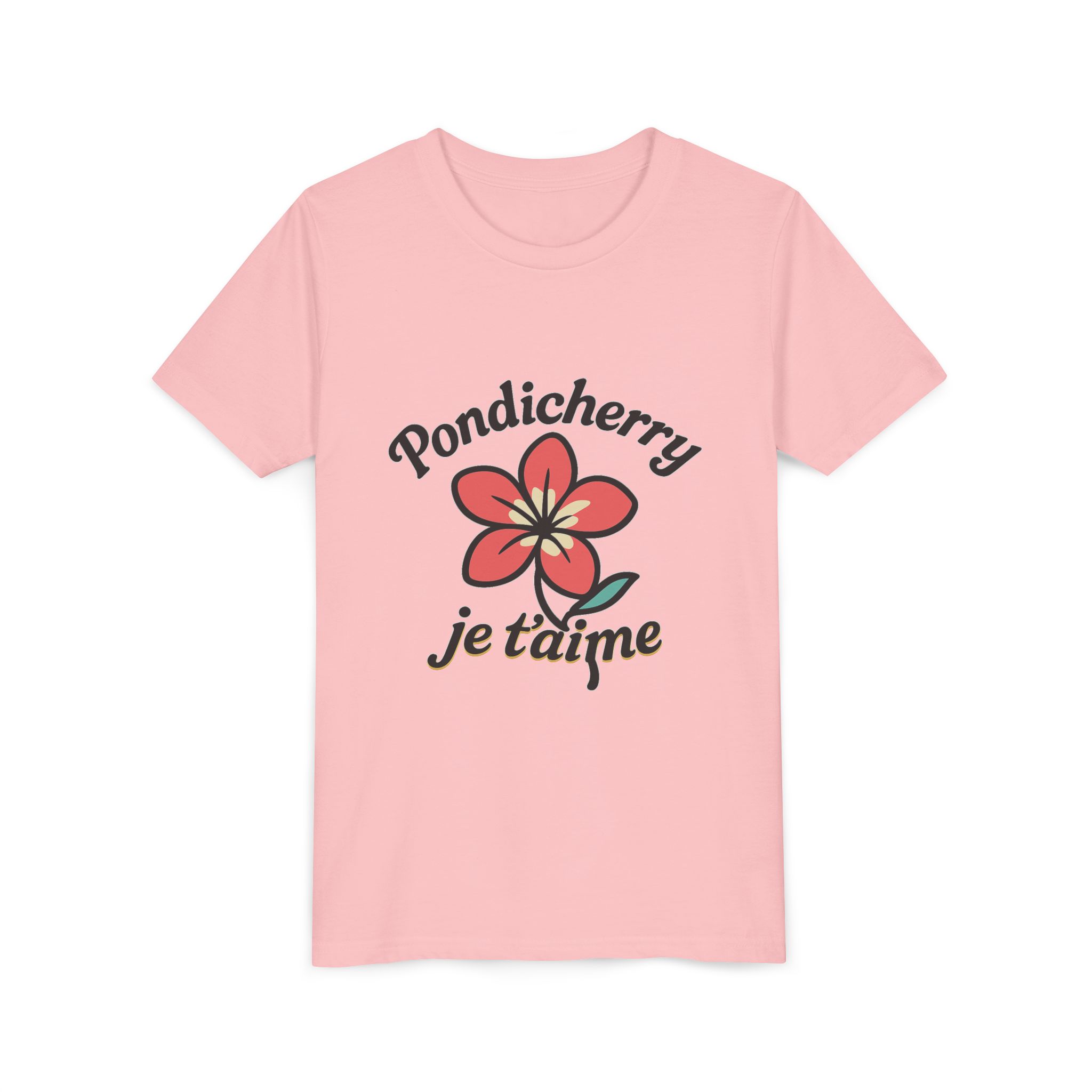 Pondicherry Je t’aime – Youth Short Sleeve Tee - Image 28