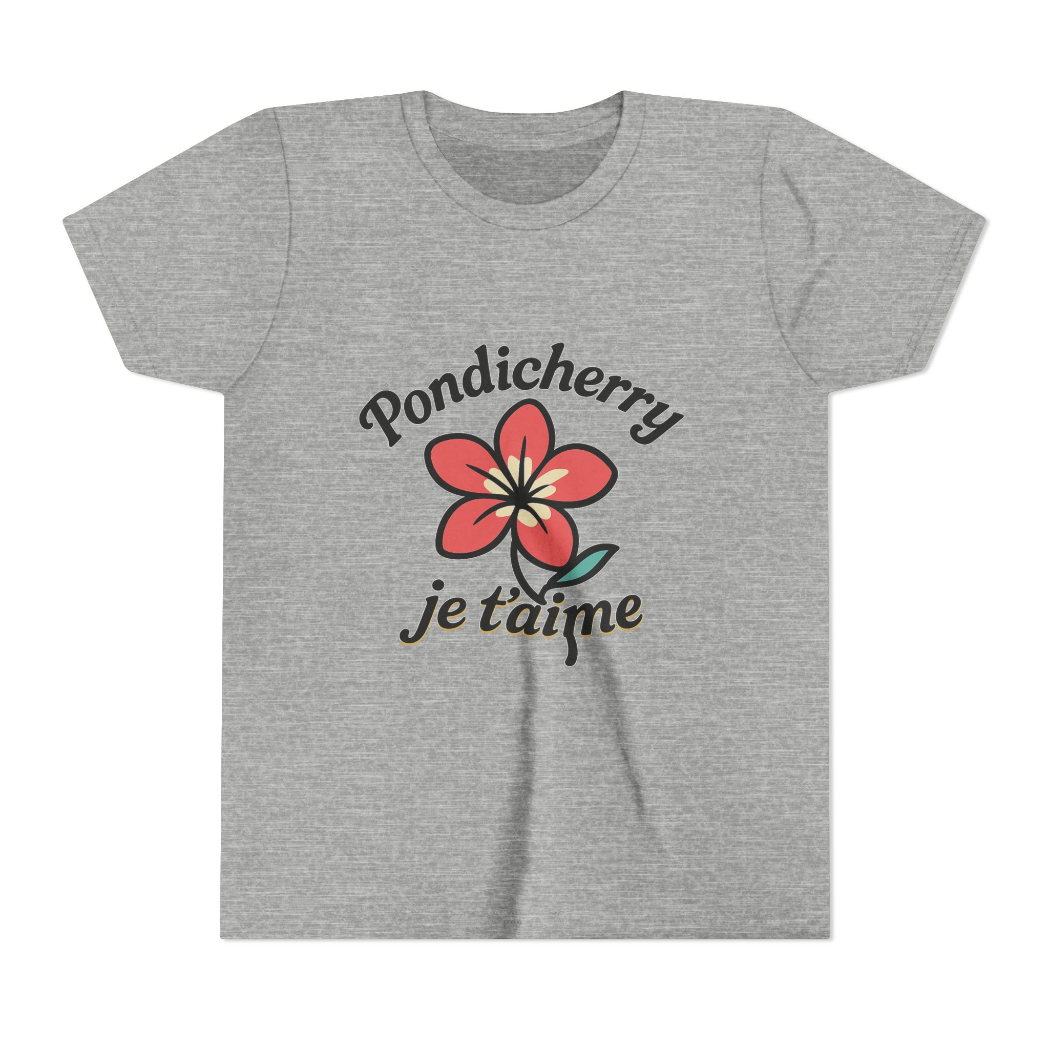 Pondicherry Je t’aime – Youth Short Sleeve Tee - Image 18
