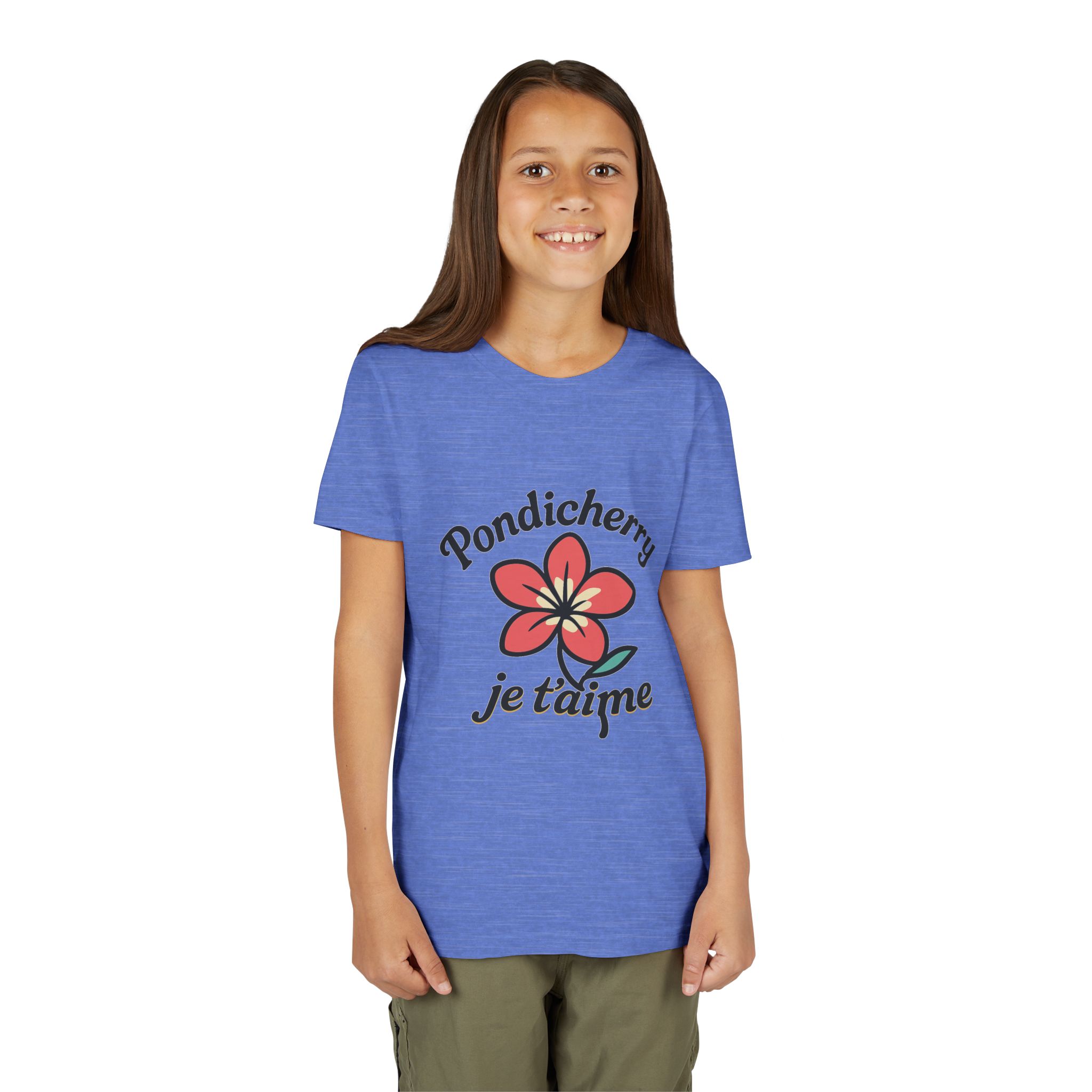 Pondicherry Je t’aime – Youth Short Sleeve Tee - Image 25