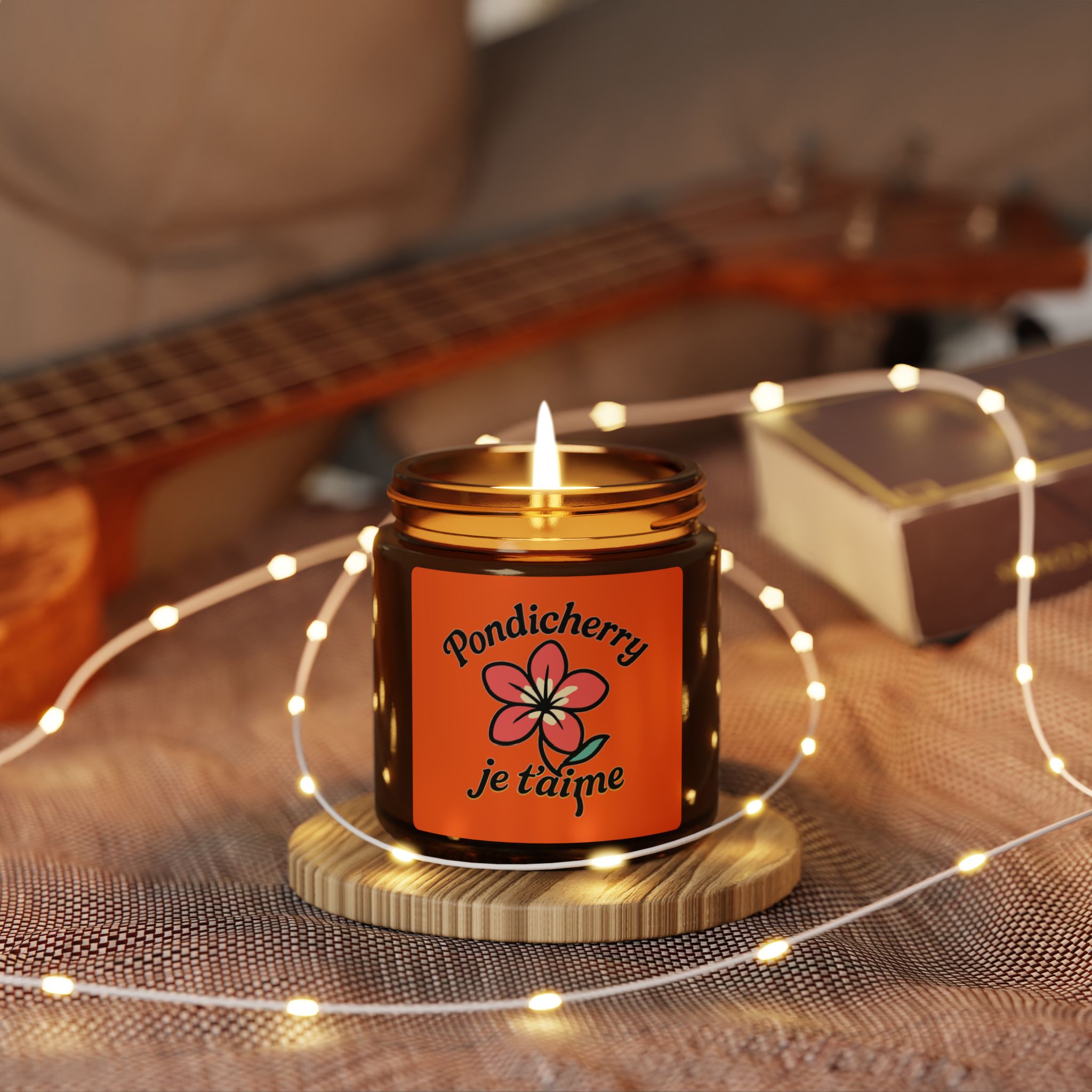 Scented Soy Candle – Pondicherry Je T’aime