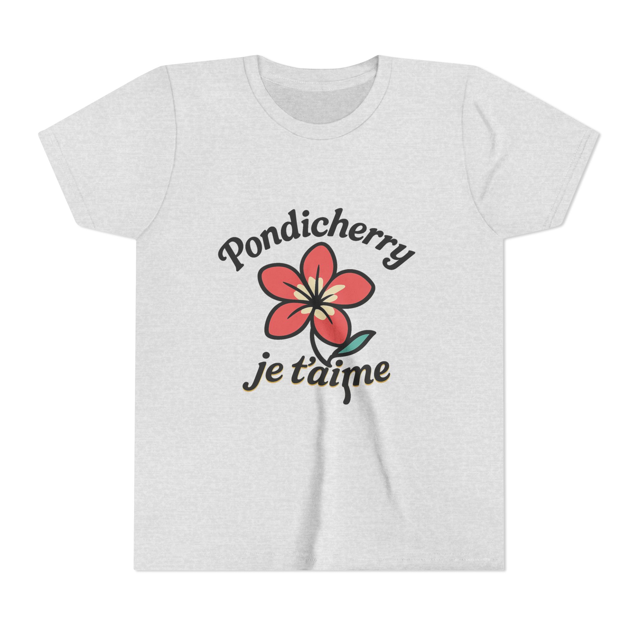 Pondicherry Je t’aime – Youth Short Sleeve Tee - Image 10