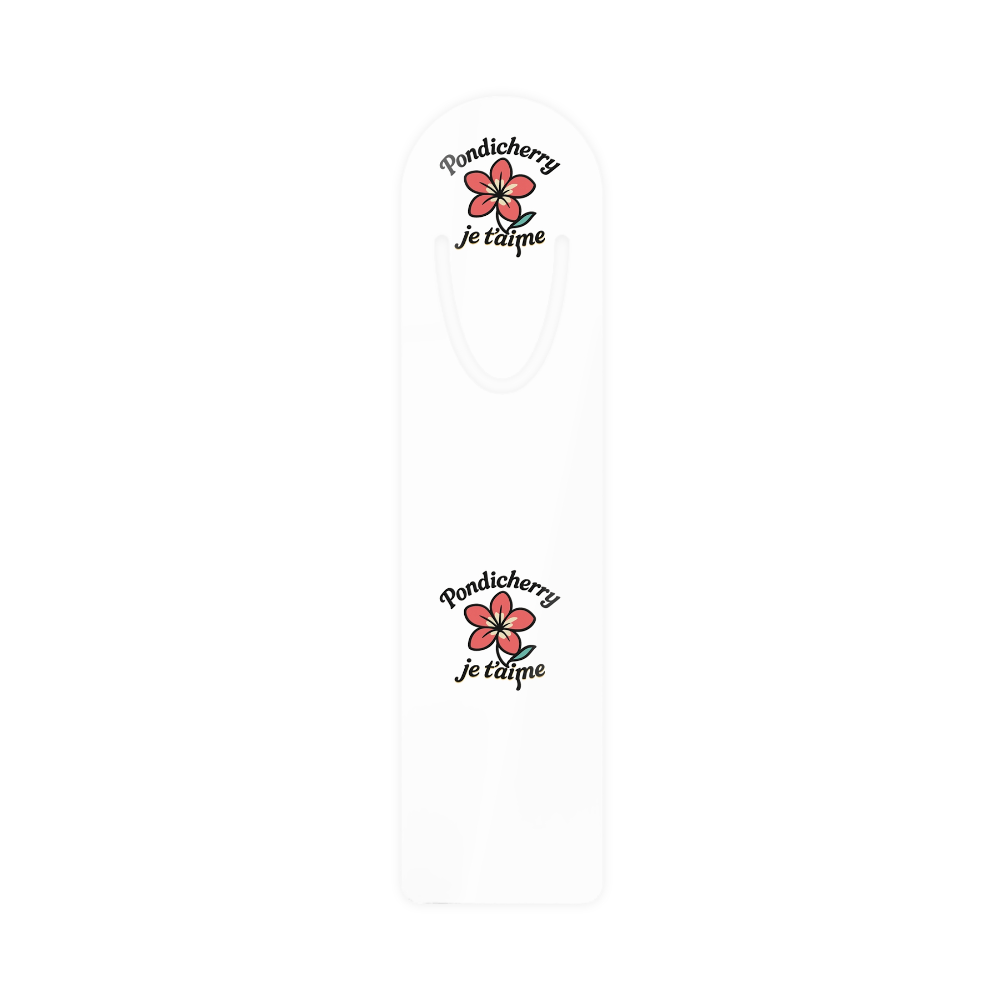 Pondicherry Je t’aime – Frangipani Bookmark