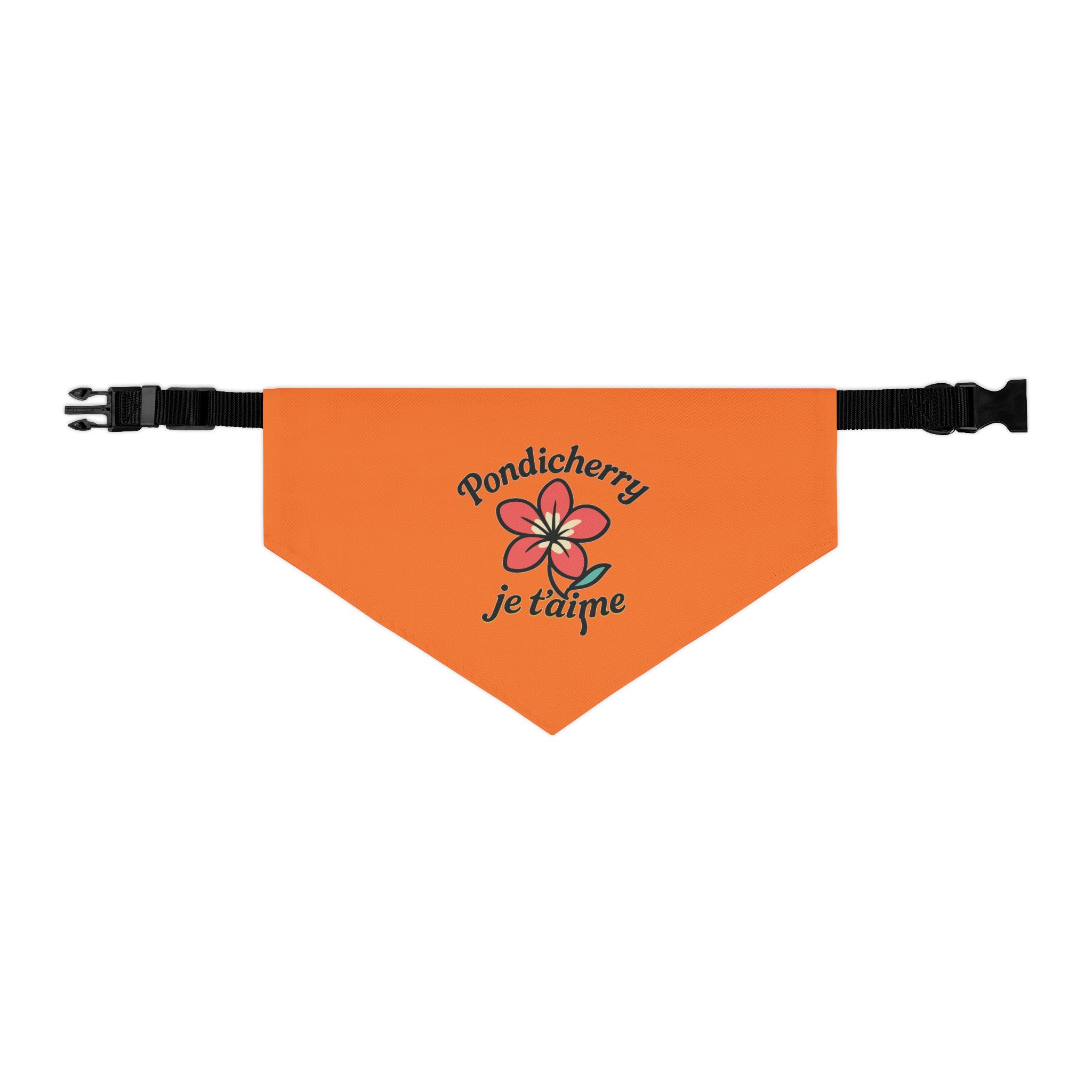 Pondicherry Je t’aime – Pet Collar-Bandana - Image 2